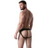 LEADER Jockstrap Brut Noir-Rouge